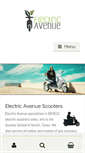 Mobile Screenshot of electricavenuescooters.com
